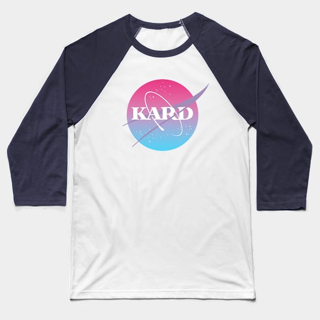 KARD (NASA) Baseball T-Shirt by lovelyday